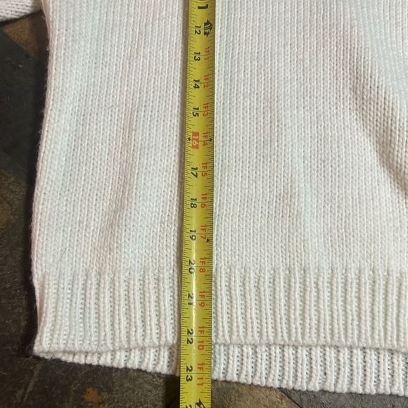 Q&A Elegant Off White Pom Pom Sweater - Picture 6 of 9